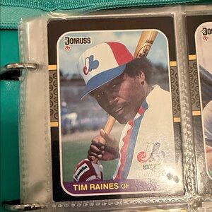 Donruss 1987 Tim Raines Baseball Card
